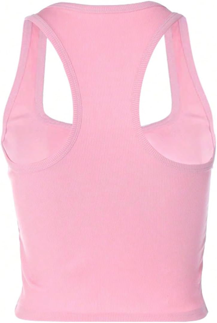 Chic Rhinestone Racerback Tank