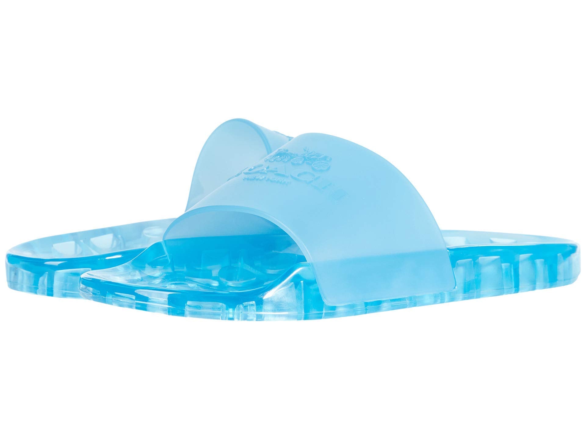 COACH Women's Udele Coated Canvas Slides