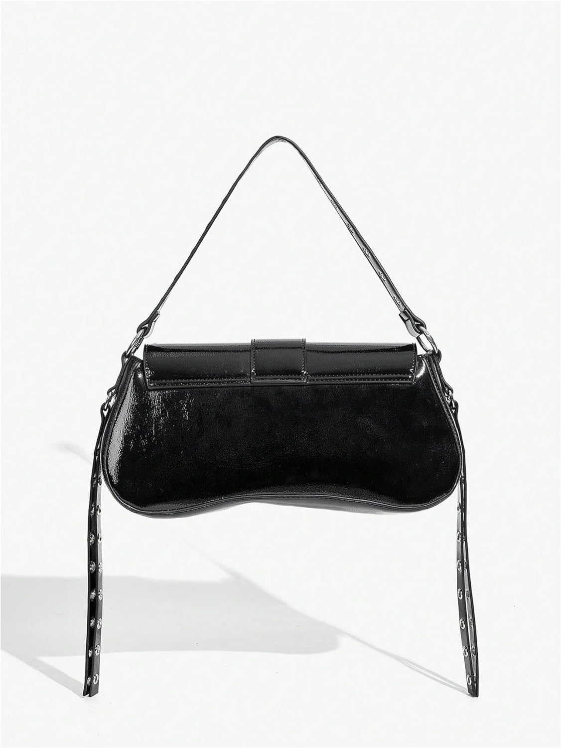 Trendy Goth Leather Shoulder Bag