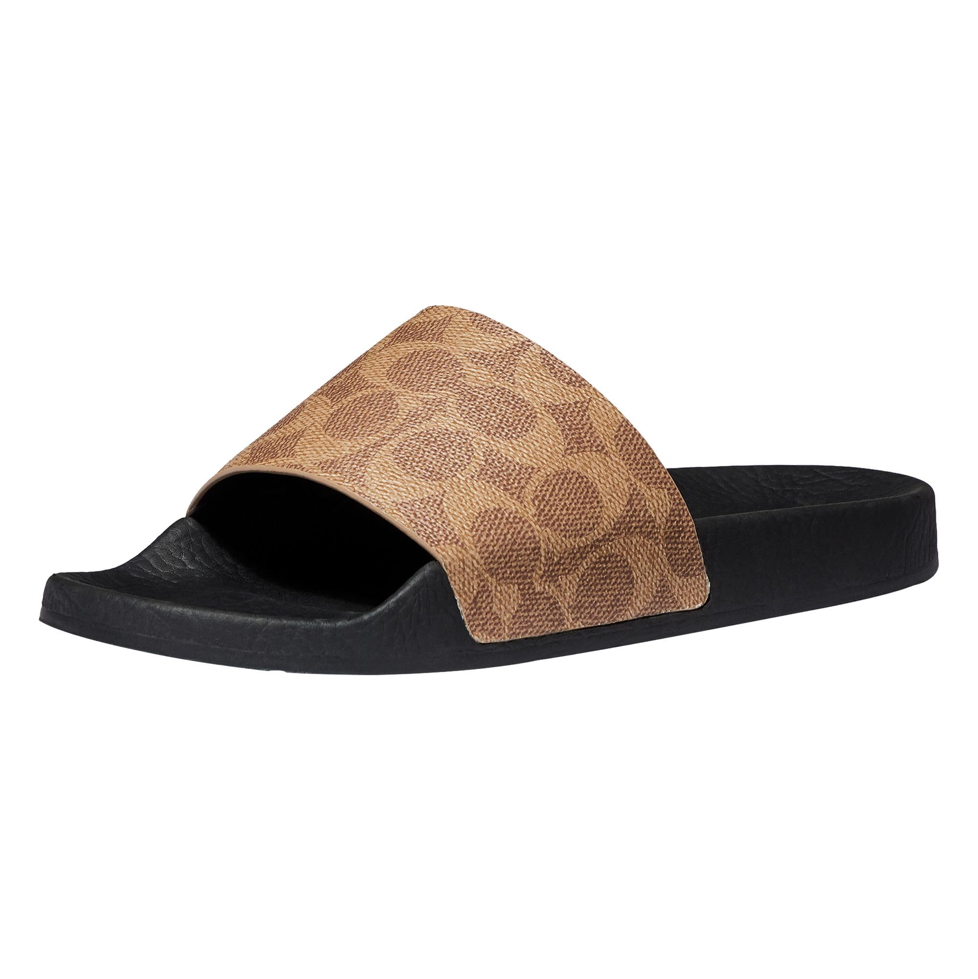 COACH Women's Udele Coated Canvas Slides