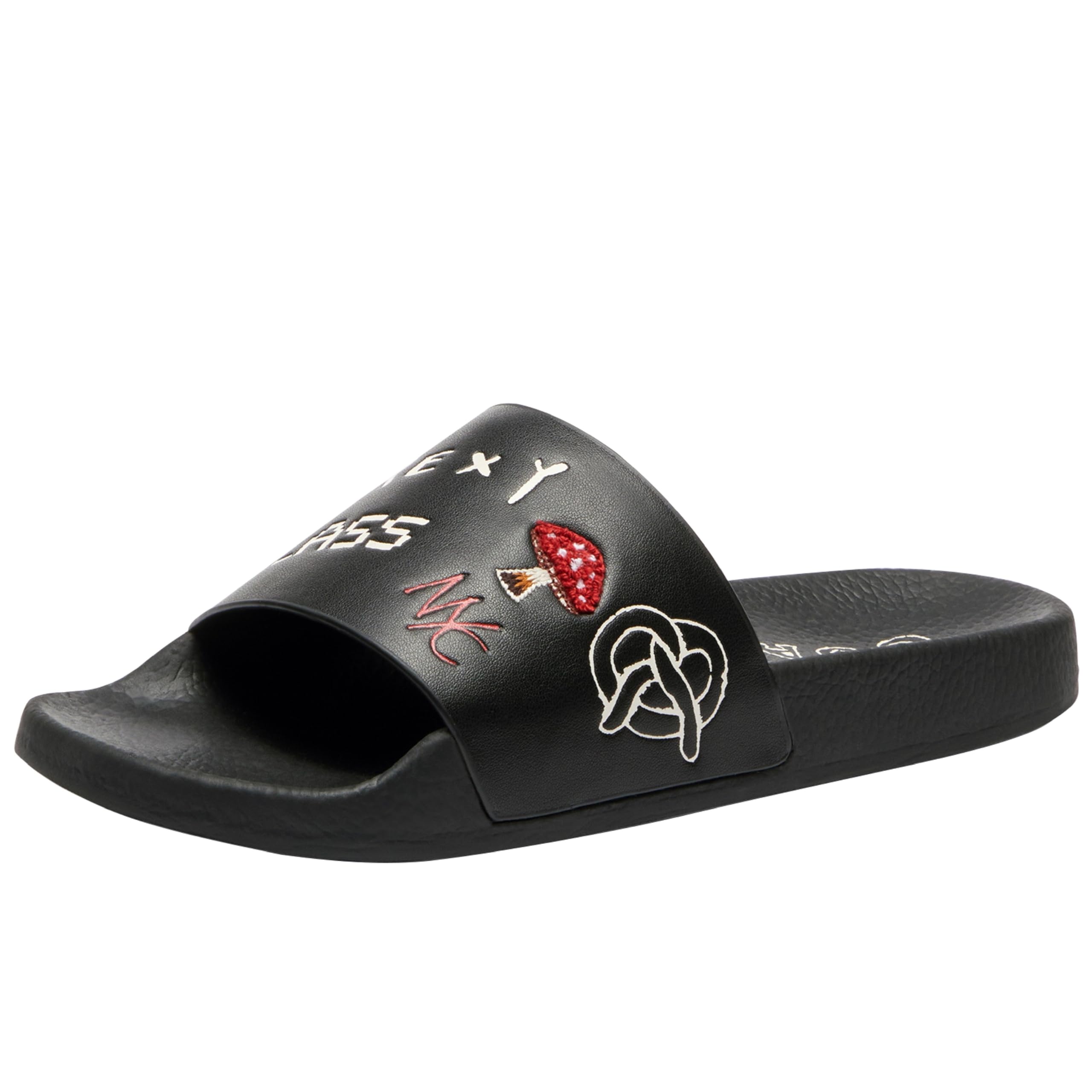COACH Women's Udele Coated Canvas Slides