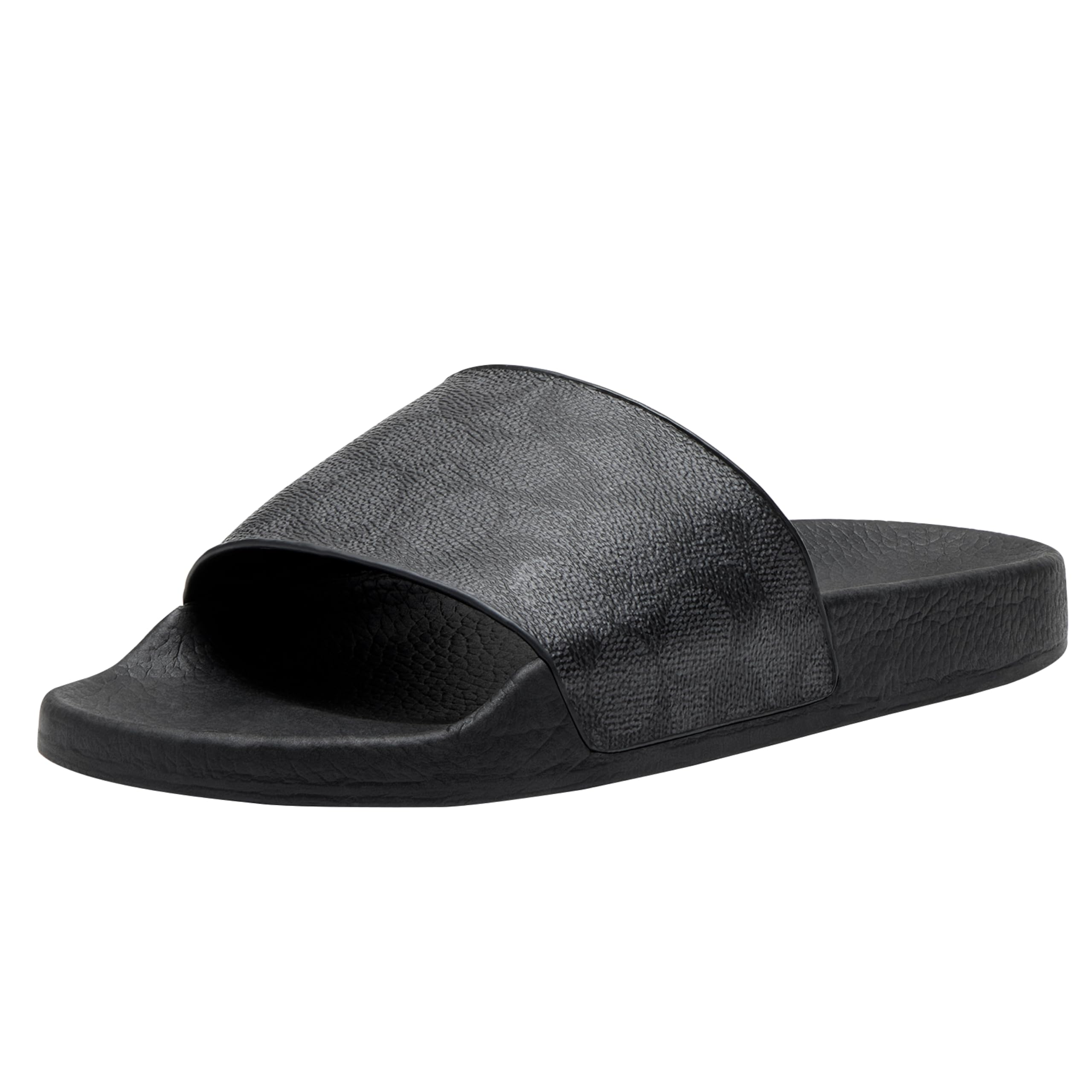 COACH Women's Udele Coated Canvas Slides